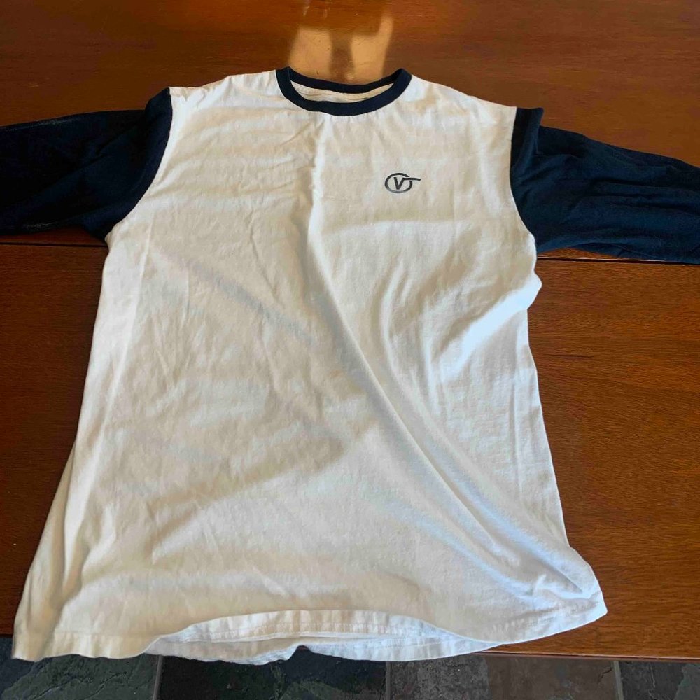 Vans white long sleeve